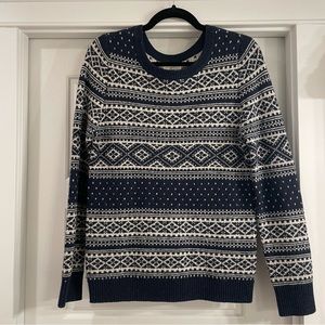 Navy & Cream, Levi’s, Vintage inspired sweater.